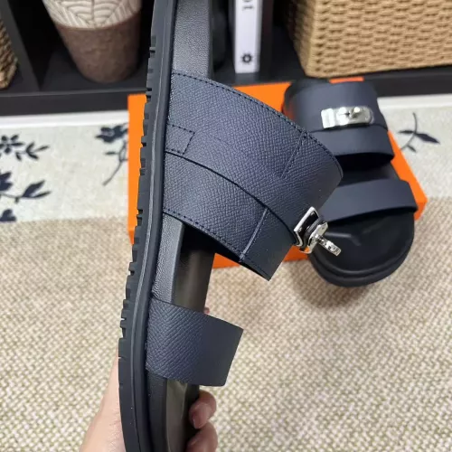 Replica Hermes Slippers For Men #1340337 $60.00 USD for Wholesale