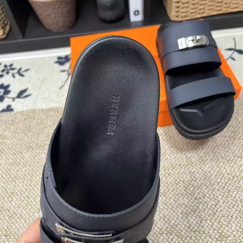Replica Hermes Slippers For Men #1340337 $60.00 USD for Wholesale