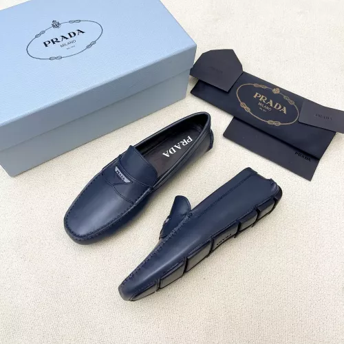 Cheap Prada Leather Shoes For Men #1340355, $$125.00 USD On Prada Leather Shoes