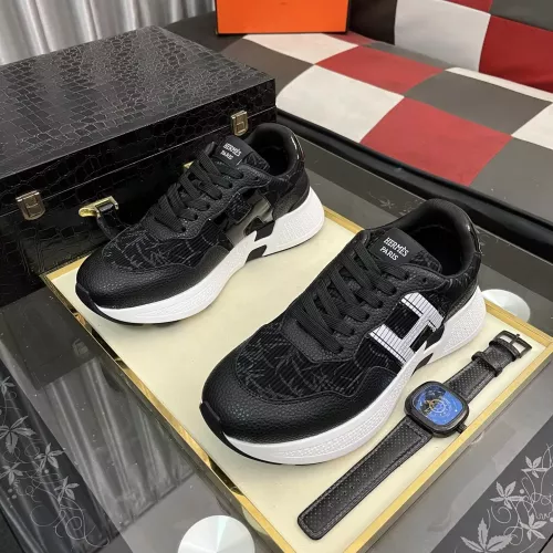 Replica Hermes Casual Shoes For Men #1340416 $98.00 USD for Wholesale