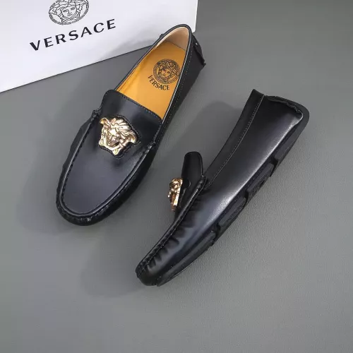 Cheap Versace Leather Shoes For Men #1340935, $$76.00 USD On Versace Leather Shoes