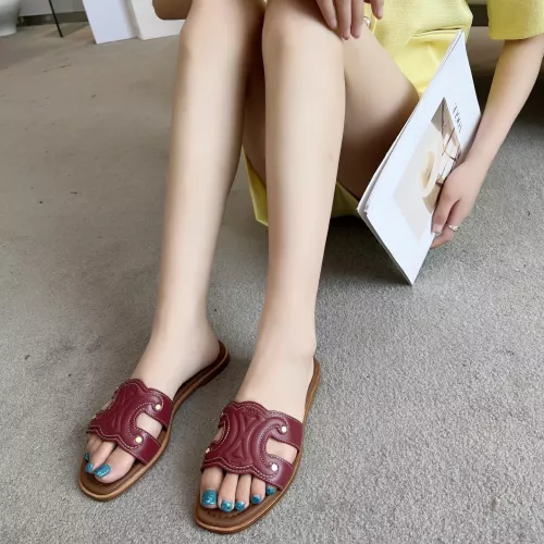 Replica Celine Slippers For Women #1341053 $80.00 USD for Wholesale