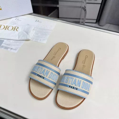 Replica Christian Dior Slippers For Women #1341073 $85.00 USD for Wholesale