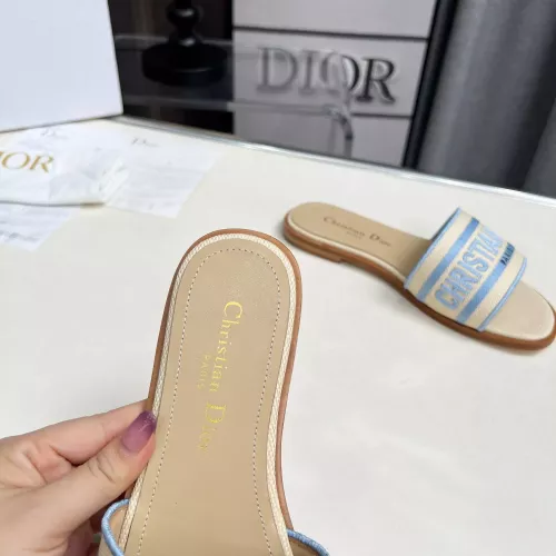 Replica Christian Dior Slippers For Women #1341073 $85.00 USD for Wholesale