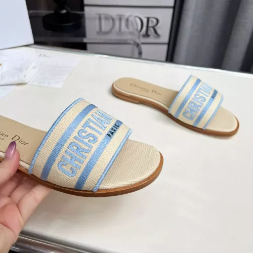 Replica Christian Dior Slippers For Women #1341073 $85.00 USD for Wholesale