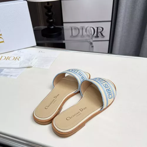 Replica Christian Dior Slippers For Women #1341073 $85.00 USD for Wholesale
