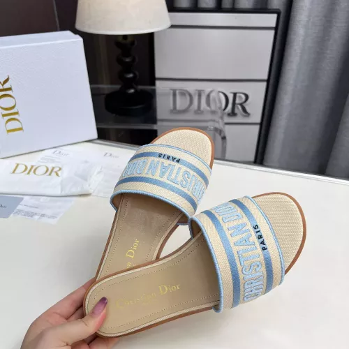 Replica Christian Dior Slippers For Women #1341073 $85.00 USD for Wholesale