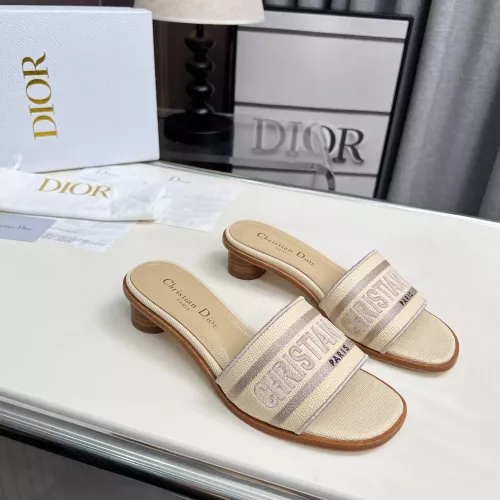 Replica Christian Dior Slippers For Women #1341074 $85.00 USD for Wholesale