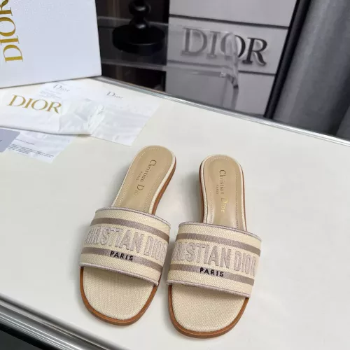 Replica Christian Dior Slippers For Women #1341074 $85.00 USD for Wholesale