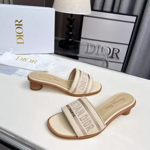 Replica Christian Dior Slippers For Women #1341074 $85.00 USD for Wholesale