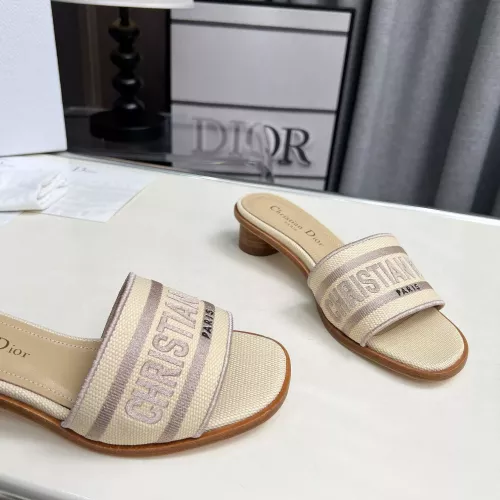 Replica Christian Dior Slippers For Women #1341074 $85.00 USD for Wholesale