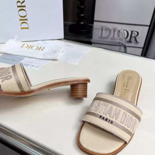 Replica Christian Dior Slippers For Women #1341074 $85.00 USD for Wholesale