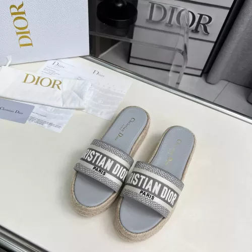 Replica Christian Dior Slippers For Women #1341076 $82.00 USD for Wholesale