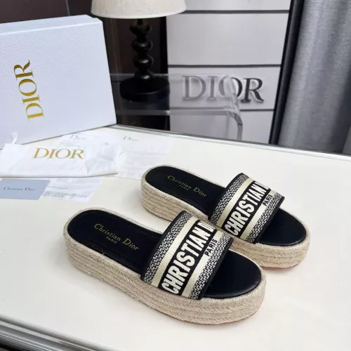 Replica Christian Dior Slippers For Women #1341078 $82.00 USD for Wholesale