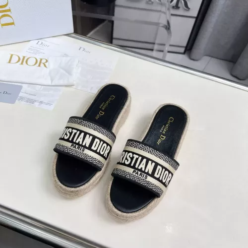 Replica Christian Dior Slippers For Women #1341078 $82.00 USD for Wholesale