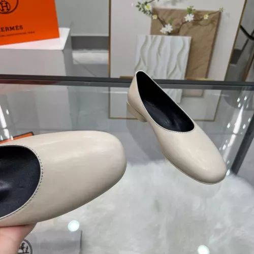 Replica Hermes Flat Shoes For Women #1341100 $98.00 USD for Wholesale