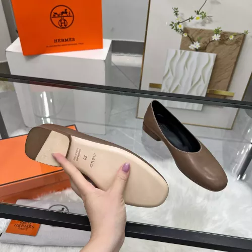 Replica Hermes Flat Shoes For Women #1341102 $98.00 USD for Wholesale