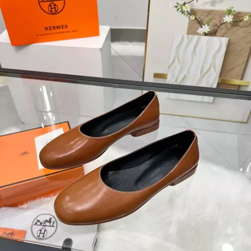Replica Hermes Flat Shoes For Women #1341103 $98.00 USD for Wholesale