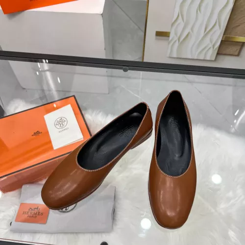 Replica Hermes Flat Shoes For Women #1341103 $98.00 USD for Wholesale