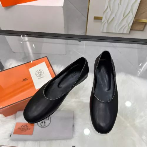 Replica Hermes Flat Shoes For Women #1341104 $98.00 USD for Wholesale