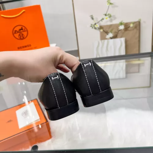 Replica Hermes Flat Shoes For Women #1341104 $98.00 USD for Wholesale