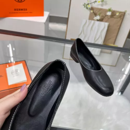 Replica Hermes Flat Shoes For Women #1341104 $98.00 USD for Wholesale