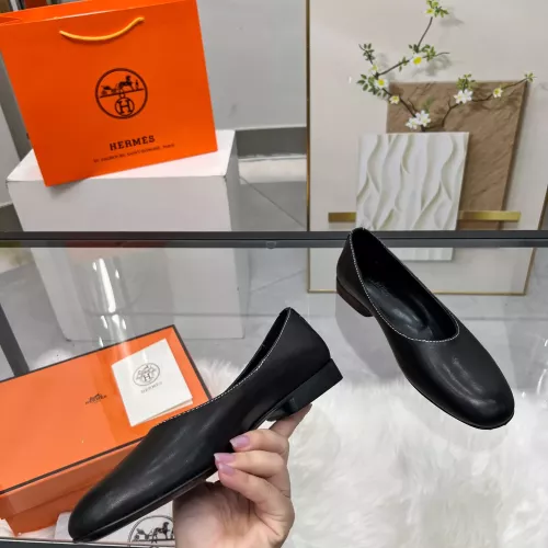 Replica Hermes Flat Shoes For Women #1341104 $98.00 USD for Wholesale