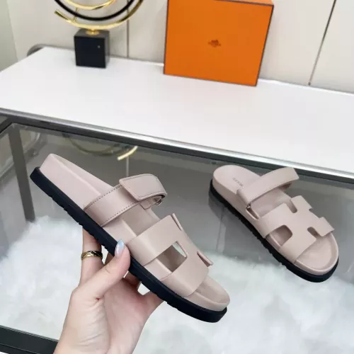Replica Hermes Slippers For Women #1341108 $85.00 USD for Wholesale