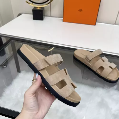 Replica Hermes Slippers For Women #1341109 $85.00 USD for Wholesale