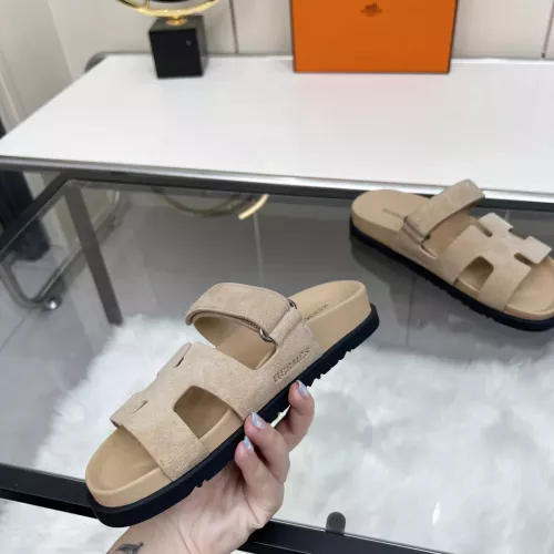 Replica Hermes Slippers For Women #1341109 $85.00 USD for Wholesale