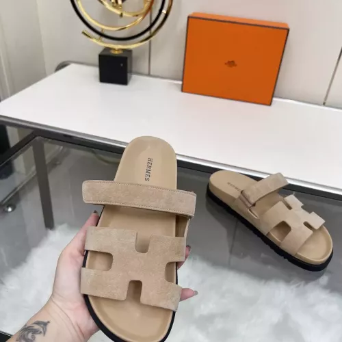 Replica Hermes Slippers For Women #1341109 $85.00 USD for Wholesale