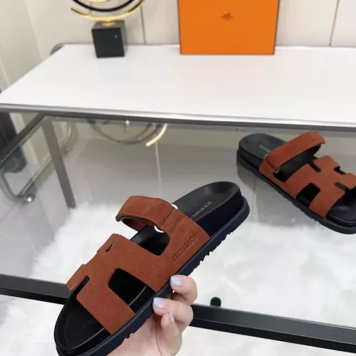 Replica Hermes Slippers For Women #1341117 $85.00 USD for Wholesale