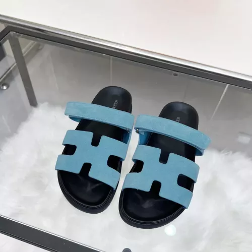 Replica Hermes Slippers For Women #1341119 $85.00 USD for Wholesale