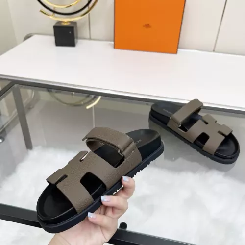Replica Hermes Slippers For Women #1341122 $85.00 USD for Wholesale