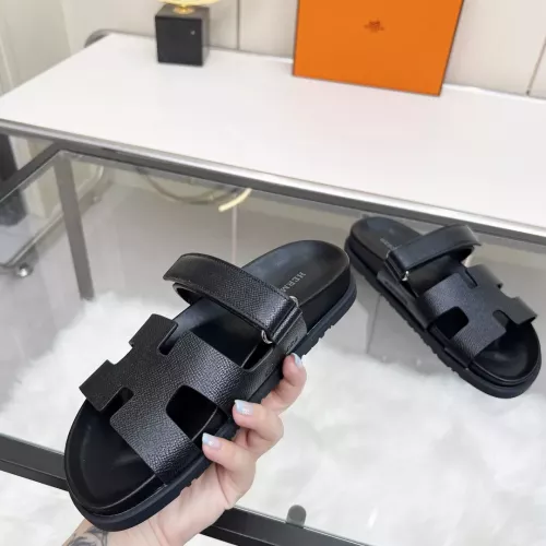 Replica Hermes Slippers For Women #1341123 $85.00 USD for Wholesale