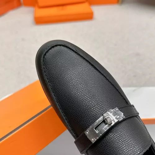 Replica Hermes Leather Shoes For Women #1341212 $125.00 USD for Wholesale