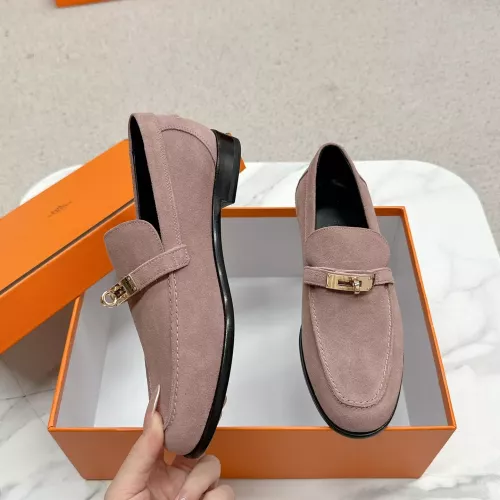 Cheap Hermes Leather Shoes For Women #1341216, $$125.00 USD On Hermes Leather Shoes