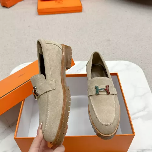 Cheap Hermes Leather Shoes For Women #1341221, $$125.00 USD On Hermes Leather Shoes