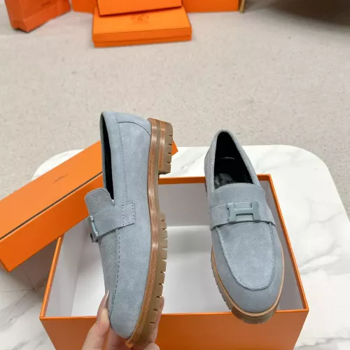 Cheap Hermes Leather Shoes For Women #1341223, $$125.00 USD On Hermes Leather Shoes