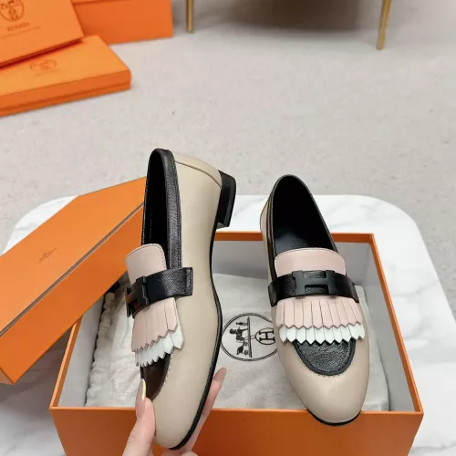 Cheap Hermes Leather Shoes For Women #1341237, $$125.00 USD On Hermes Leather Shoes