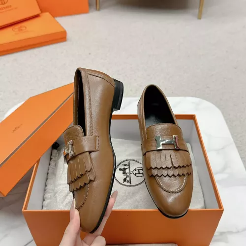 Cheap Hermes Leather Shoes For Women #1341261, $$125.00 USD On Hermes Leather Shoes