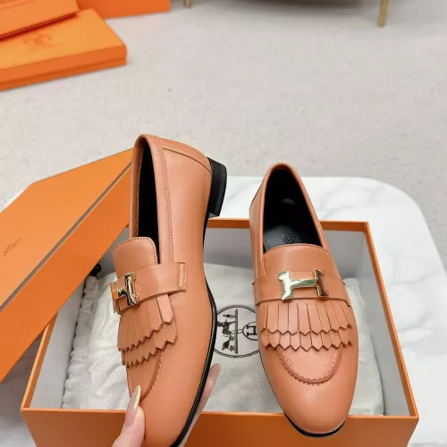Cheap Hermes Leather Shoes For Women #1341262, $$125.00 USD On Hermes Leather Shoes