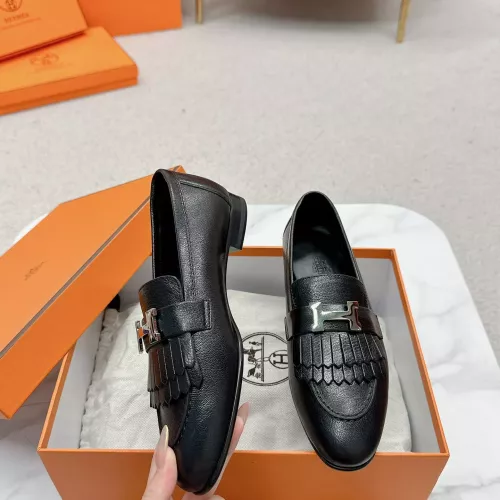 Cheap Hermes Leather Shoes For Women #1341265, $$125.00 USD On Hermes Leather Shoes