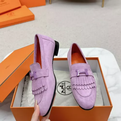 Cheap Hermes Leather Shoes For Women #1341266, $$125.00 USD On Hermes Leather Shoes