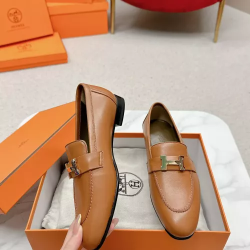 Cheap Hermes Leather Shoes For Women #1341278, $$125.00 USD On Hermes Leather Shoes