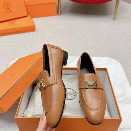 Cheap Hermes Leather Shoes For Women #1341279, $$125.00 USD On Hermes Leather Shoes