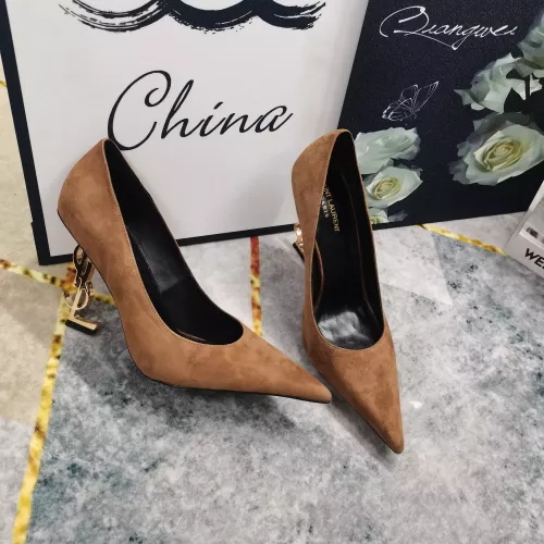 Cheap Yves Saint Laurent YSL High-Heeled Shoes For Women #1341346, $$122.00 USD On Yves Saint Laurent YSL High-Heeled Shoes