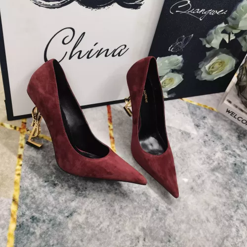 Cheap Yves Saint Laurent YSL High-Heeled Shoes For Women #1341347, $$122.00 USD On Yves Saint Laurent YSL High-Heeled Shoes