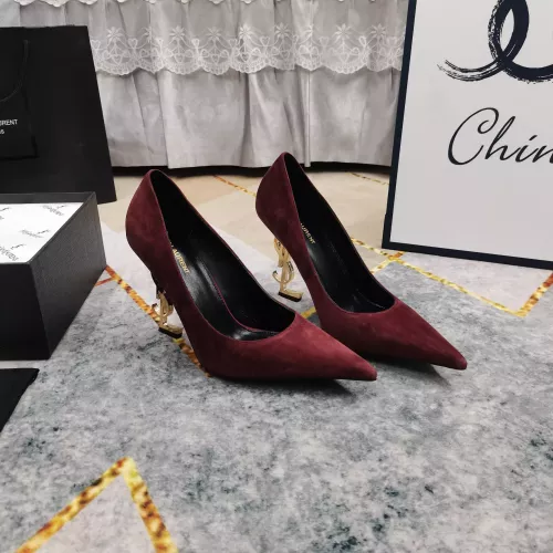 Replica Yves Saint Laurent YSL High-Heeled Shoes For Women #1341347 $122.00 USD for Wholesale