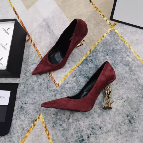 Replica Yves Saint Laurent YSL High-Heeled Shoes For Women #1341347 $122.00 USD for Wholesale